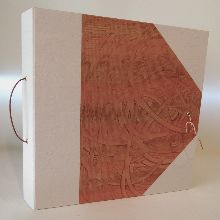 矢島美穂子のGALERIE3「ファイルに整える」半布装本で作った２穴リングファイル２