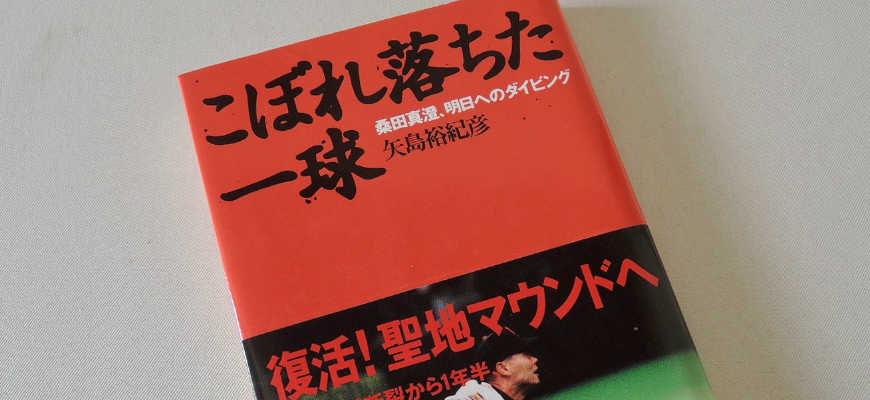 矢島裕紀彦の本「こぼれ落ちた一球　桑田真澄、明日へのダイビング」