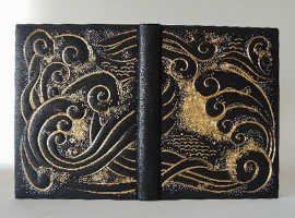 矢島美穂子のReliure d'artの作品　フランス展覧会出展作品２０１５