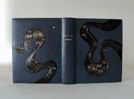 矢島美穂子のReliure d'art作品島崎藤村　フランス展覧会出展作品２００５