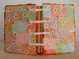 矢島美穂子のLivre d'artの作品一詩一冊本「花屋のおじさん」詩／金子みすゞ