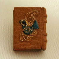 矢島美穂子のLivre d'art作品＜プチ・ルリ＞名作シリーズ②「夢みたものは…」立原道造＜黄色の表紙に青い鳥＞