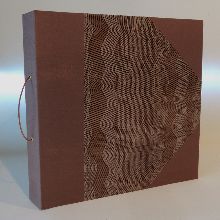 矢島美穂子のGALERIE3「ファイルに整える」半布装本で作った２穴リングファイル１